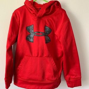 Red Under Armour Kids Sweatshirt